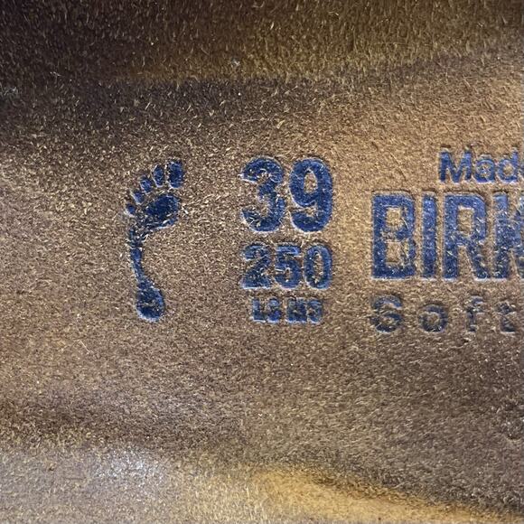 Birkenstock Arizona Slide Sandals Womens Size 39 US 8-8.5 Brown Oiled Leather - Picture 8 of 10